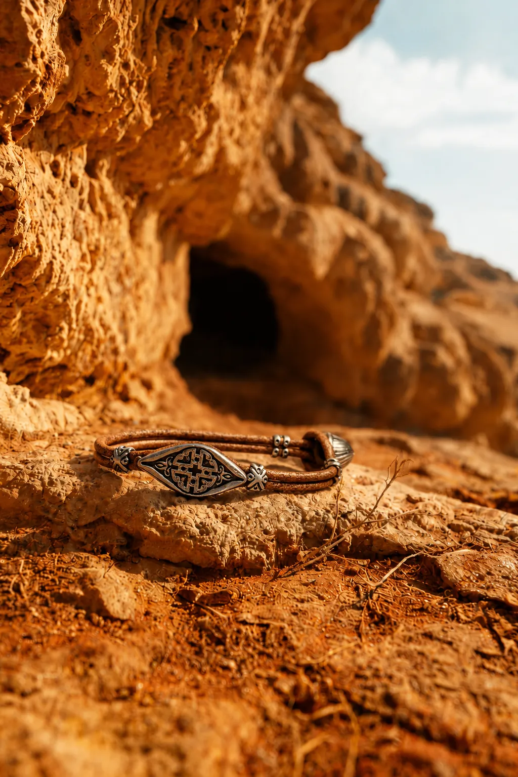 მცველი handcrafted silver bracelet